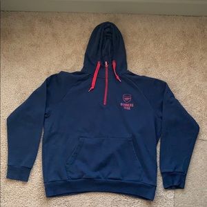 Men’s Premiership Arsenal Hooded Zip Sweatshirt